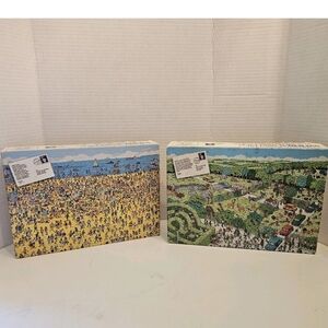 Scenic Beach and Countryside Puzzle Set